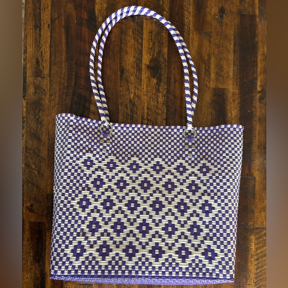 Mexican Woven Tote Bag